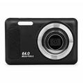 DC02 64-MP-4K-Digitalkamera mit 16-fachem Digitalzoom, 9 Aufnahmemodi - Schwarz