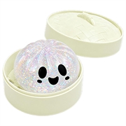 Dowmoo Halloween-Knete-Stressball mit Dampfgarer-Box - Weißer Geist