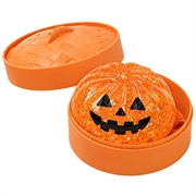 Dowmoo Halloween-Knete-Stressball mit Dampfgarer-Box - Orangefarbener Kürbis