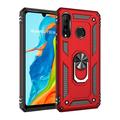 Huawei P30 Lite Defender Serie Hybrid Case - Rot