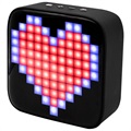 Denver BTL-350 Bluetooth Lautsprecher mit Pixel-Licht-Animationen - Schwarz