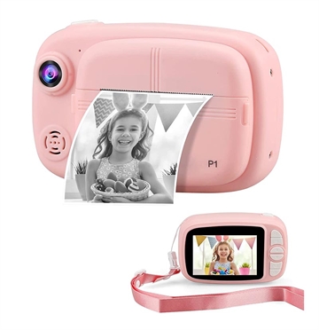 Sofortbildkamera für Kinder mit 32GB Speicherkarte - Rosa