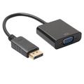 DisplayPort-Stecker auf VGA-Buchse Adapterkabel - Schwarz
