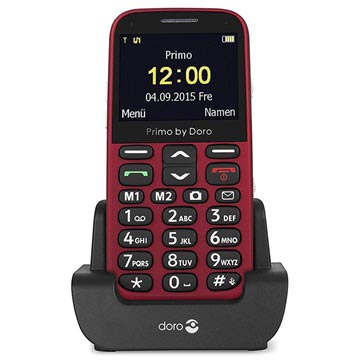 Doro Primo 366 - 0.3MP, FM Radio, Bluetooth - Rot