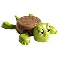 Dowmoo 3D-Augen - Lustige Schildkröten-Untersetzer - Grün / Braun