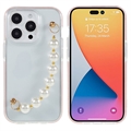 Dual-Color Serie iPhone 14 Pro Max TPU Hülle - Perlenband