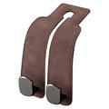 Doppelter Kopfstützen-Taschenhalter - Ideal für Taschen, Mäntel und mehr - Braun