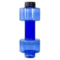 Wasserflasche in Hantelform – 550ml – Blau