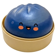 Knödelförmiges, weiches Stressabbau-Spielzeug mit Dampfgarer - Dunkel Blau