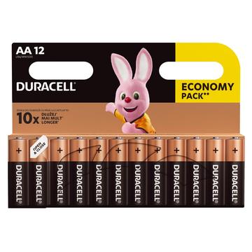 Duracell Basic LR6/AA Alkaline-Batterien - 12 St.