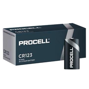 Duracell Procell CR123 Alkaline-Batterien 1400mAh - 10 Stk.
