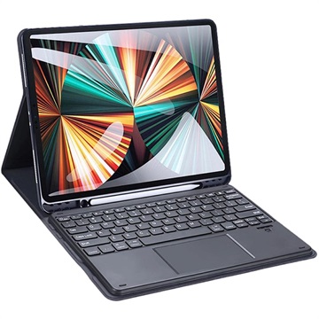 Dux Ducis iPad Pro 12.9 2020/2021/2022 Bluetooth Tastaturhülle (Bulk - Befriedigend) - Schwarz