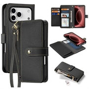 iPhone 18 Pro Max Dux Ducis Lawa Brieftaschen-Lederhülle mit abnehmbarer Magnetabdeckung
