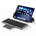 Dux Ducis Multifunktionale Bluetooth-Tastatur mit Touchpad für Laptop, Tablet und Smartphone - Schwarz