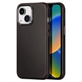 Dux Ducis Naples iPhone 14 Plus Leder Beschichtet Hülle - Kaffee