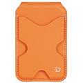 Dux Ducis Papo RFID-blockierender Magnetkartenhalter und Ständer - MagSafe-kompatibel - Orange
