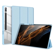 Samsung Galaxy Tab S9 Ultra Dux Ducis Toby Tri-Fold Smart Folio Hülle - Baby Blau