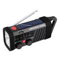 EM06 Solar-Notfallradio mit 2000-mAh-Powerbank, Taschenlampe und SOS-Alarm