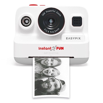 Easypix InstantFUN Sofortbildkamera - Weiß