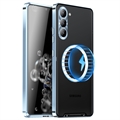 Galvanisierte Magnetisch Samsung Galaxy S23+ 5G Hybrid Hülle - Blau