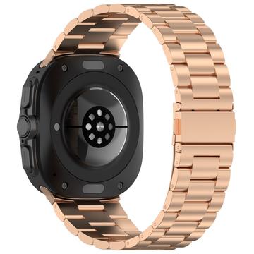 Samsung Galaxy Watch Ultra 2024/2025 Elegante Edelstahl Band - Roségold