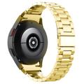Elegante Samsung Galaxy Watch4/Watch4 Classic/Watch5/Watch6 Edelstahl Band - Gold
