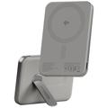 Empower by PanzerGlass Wireless Power Bank mit Drehständer - 5000mAh, Qi2- und MagSafe-kompatibel - Titan