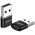 Enkay ENK-AT105 USB-A / USB-C Adapter - Schwarz