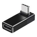 Enkay ENK-AT133 90-Grad-USB-C-Adapter mit 4K-Unterstützung - 40 Gbit/s/240W - Schwarz