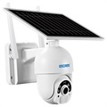 Escam QF250 Solarbetriebene Überwachungskamera - 1080p, WiFi - Weiß
