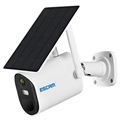 Escam QF290 Wasserdichte, Solarbetriebene Sicherheitskamera - Weiß