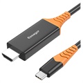 Essager 4K USB-C / HDMI Kabeladapter EHDMIT-CX01 - 2m - Schwarz