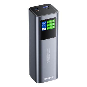 Essager EDY140W-CH0G-Z 27000mAh Power Bank mit Smart Chip - Grau