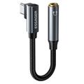 Essager L-förmiger USB-C-auf-3.5mm Audio-Adapter - 12cm - Grau