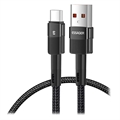 Essager Quick Charge 3.0 USB-C Kabel - 66W - 1m - Schwarz