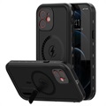 Extreme IP68 iPhone 12 Magnetische Unterwasser-Tasche (Offene Verpackung - Zufriedenstellend) - Schwarz