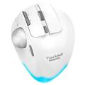 F-33 kabellose Trackball-Maus - 5 DPI-Stufen - Weiß