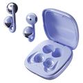 F22 Ohrclip OWS Kabellose Kopfhörer mit ENC Rauschunterdrückung und Bluetooth 6.0 - Violett