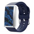 F360 Smart Band - Herzfrequenz, HRV, SpO2, Schlafüberwachung, 44 Sportmodi - Silikonarmband - Blau