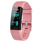 F71 Smart-Armband / Fitness-Tracker mit Blutdrucküberwachung - Pink