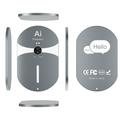 F8pro AI Magnetischer Bluetooth-Übersetzer mit 138 Sprachen - Grau