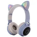 Faltbares Bluetooth Katzenohr Kinder Kopfhörer