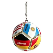 Fußball-Fidget-Schlüsselanhänger mit Länderflaggen - Anti-Stress-Ball - 12 Länderflaggen