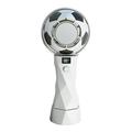 Tragbarer Ventilator im Fußball-Design - 4000mAh, LED-Anzeige, Kühlkompressorfunktion - Weiß