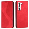 Business Style Samsung Galaxy S23+ 5G Wallet Hülle - Rot
