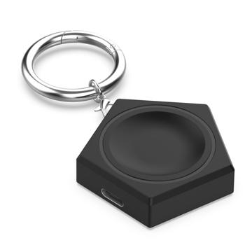 Samsung Galaxy Watch5/Watch5 Pro/Watch6/Watch6 Classic Schlüsselbund Qi Ladegerät - Schwarz