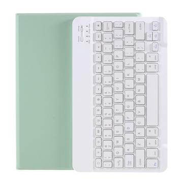 iPad Air 2022/2020 Bluetooth-Tastaturhülle mit Stiftschlitz - Hellgrün