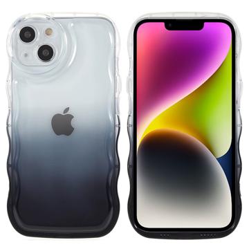 Wavy Edge Gradient iPhone 14 Plus TPU Hülle