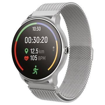 Forever ForeVive 2 SB-330 Smartwatch mit Bluetooth 5.0 (Offene Verpackung - Zufriedenstellend) - Silber
