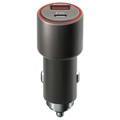 Forever Ultraschnelles Kfz-Ladegerät - USB, Type-C - 36W - Grau